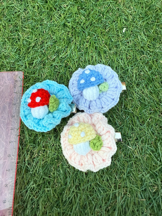 Pick & Mix Crochet Flower Brooch Set ๐บ