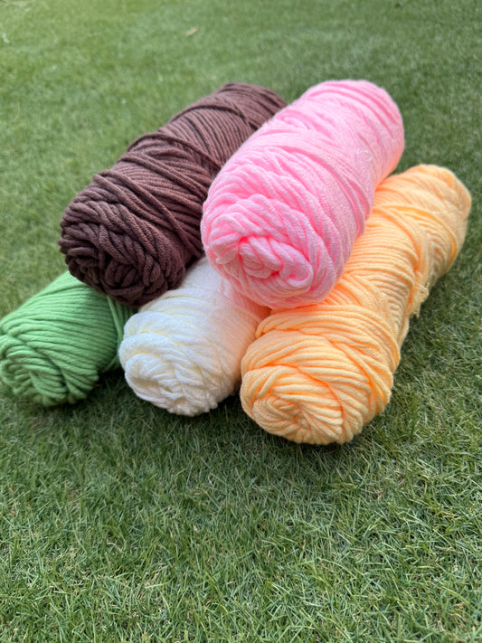 Soft Cotton Yarn Bundle 🧶