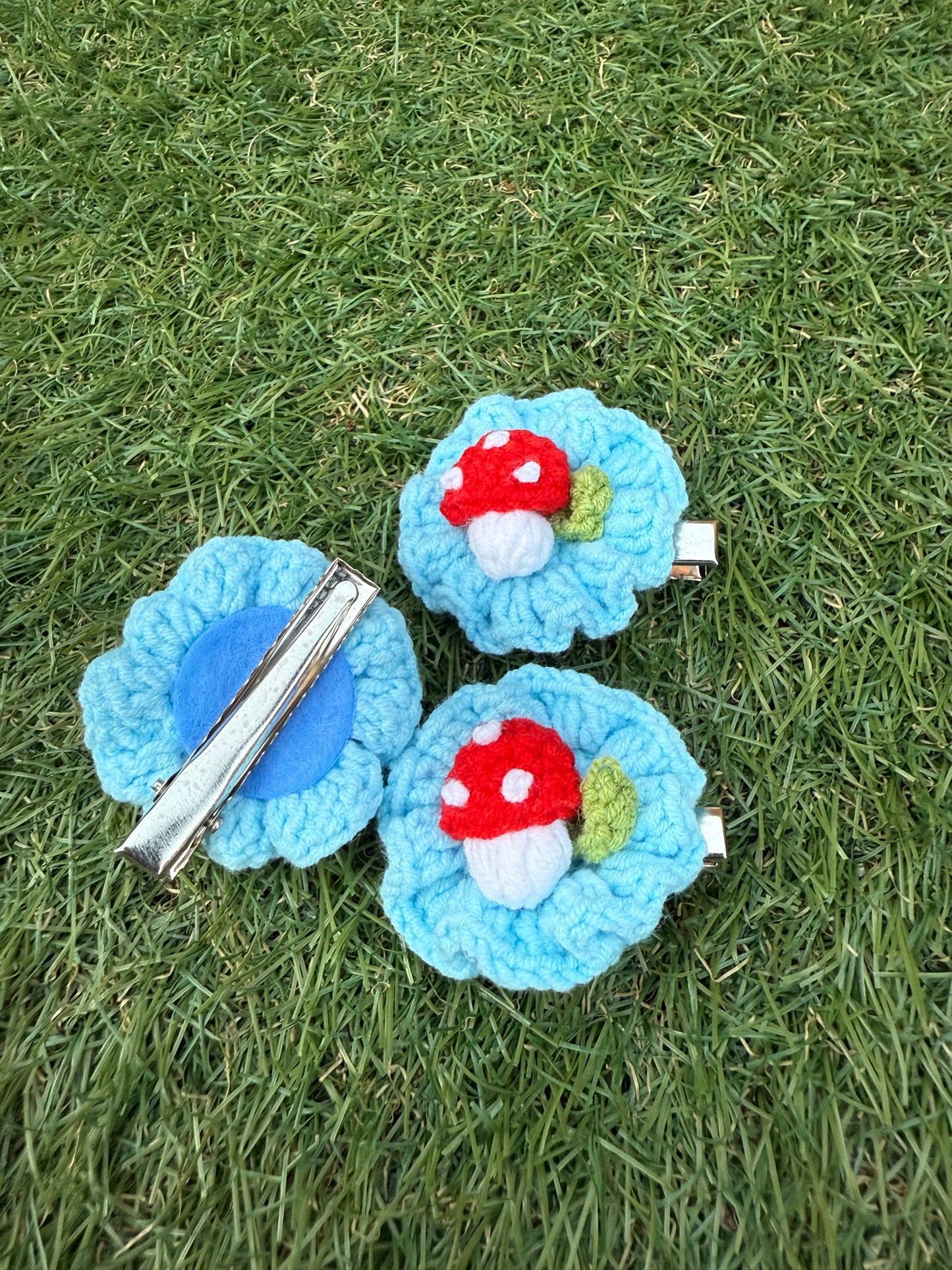 Pick & Mix Crochet Hair Clips 🍄
